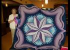 Pat O’Connor won "Best of Show" with her quilt Fire Island Hosta.