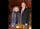 Sen. Hoskins introduced Sherry Jones to the Senate Gubernatorial Appointments Committee for her reconfirmation as a member of the State Fair Board. 