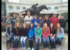 Hamilton FFA Members toured Churchill Downs, home of the Kentucky Derby. 
Back Row: Christian Dixon, Garrett Heldenbrand, Clayton Cook, Braxton Cook, Ethan Dixon, Jacob Graham, Crayton Crawford, Max Ernat, Trevor Evans.
Front Row: Kersten Crawford, Lyndi Heldenbrand, Sarah Hartley, Katie Adkison, Alexx Angle, Morgan Dotson, Kenna Schmidt, Abigail Anderson.