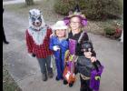 A werewolf, an old lady, a witch and a Superhero were seen on the Braymer streets