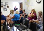 People kept coming into city hall to attend this week's board of aldermen meeting.