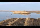 Months after the Missouri and Grand rivers returned to their banks, water remains standing alongside breached levees in west-central Missouri.