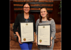 Senator Hoskins extends his thanks to his legislative interns for the 2019 session. Ciera Smith and Cierra Rodenbaugh, both students at the University of Central Missouri.