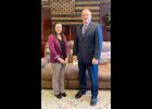 Marissa Graham of Hamilton Bank, Caldwell County, visited the Capitol for MBA Target Bankers.