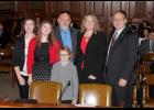 It was my pleasure to introduce Saline County Northern District Commissioner Stephanie Gooden to the Senate Gubernatorial Appointments Committee. In this photo, Gooden poses with her husband, Shane, and their three children following her confirmation hearing.