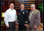 Senator Hoskins visited with Shane Lockard, EMS Chief and CEO of the Johnson County Ambulance District, and Dr. David Gustafson, medical director for the Johnson and Pettis County districts.