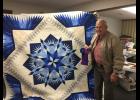 George Hess of Chillicothe won "Best of Show" and first place in machine quilting category