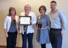 Pictured from left to right. Liz Schuman, Linda Lambright, Sandy Trosper, Cameron Corbet