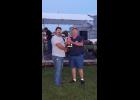 The Firefighter Award was presented to Bobby Hasler by Fire Chief Jeff Misel.