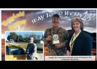Rural Carrier Randall Farmer with Braymer Postmaster Janet Brock